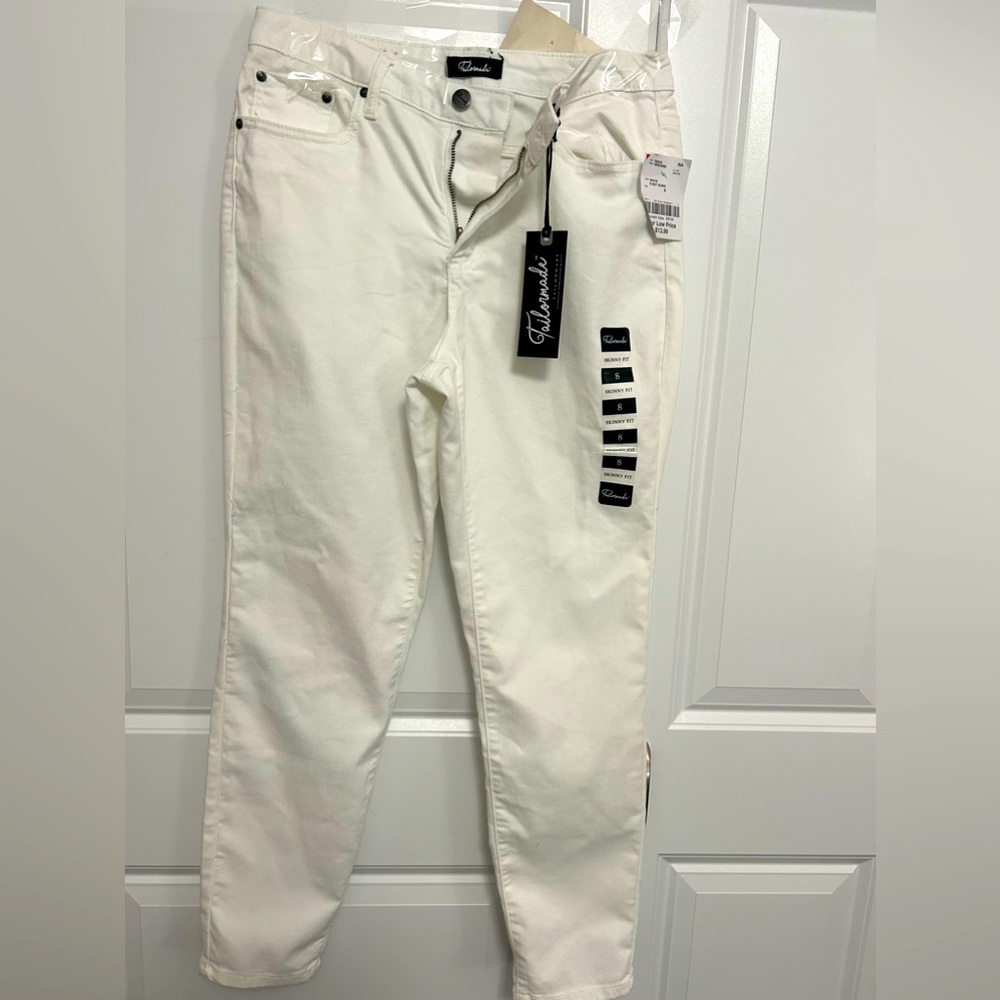 Tailor made white pants Size 8